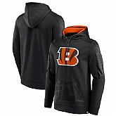 Men's Cincinnati Bengals Black On The Ball Pullover Hoodie,baseball caps,new era cap wholesale,wholesale hats